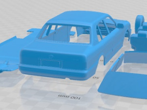 Toyota Crown S130 1991 Printable Car Modelo de Impressão 3D