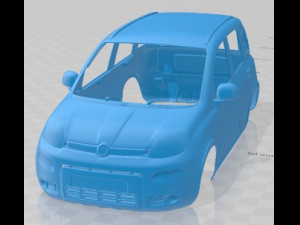 Fiat Panda City Life 2021 Printable Body Car Modelo de impresión 3D