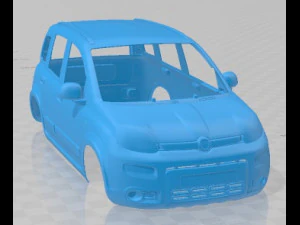 Fiat Panda City Life 2021 Printable Body Car 3D Print Model