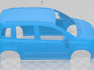 Fiat Panda City Life 2021 Printable Body Car 3D Druckmodell