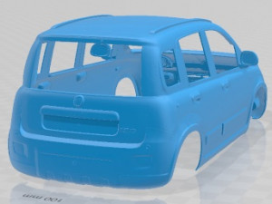 Fiat Panda City Life 2021 Printable Body Car 3D Druckmodell