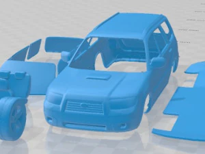Subaru Forester 2006 Printable Car 3D Print Model