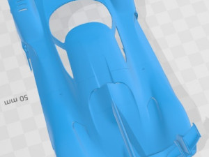 Alfa Romeo 8C R Tazio 2020 Printable Body Car 3D 프린트 모델