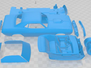 Carro para impress&atilde;o Plymouth Barracuda 1970 Modelo de Impressão 3D