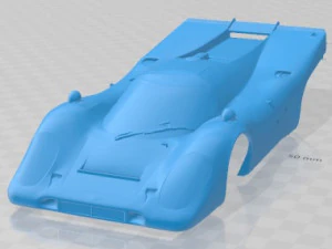 Porsche 917 K 1969 Carrozzeria stampabile Modello di stampa 3D