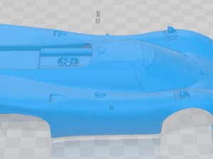 Porsche 917 K 1969 Printable Body Car 3D Baskı Modeli