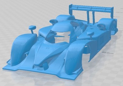 Peugeot 908 HDi FAP 2009 Printable Body Car 3D-Druckmodell .c4d .max .obj .3ds .fbx .stl .blend 