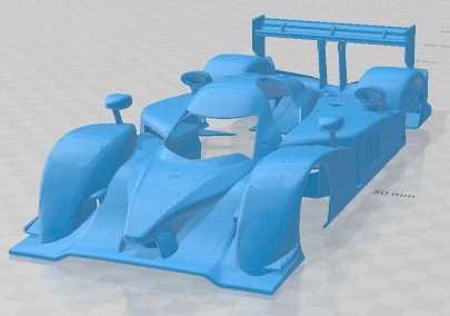 Peugeot 908 HDi FAP 2009 Printable Body Car 3D Print Model .c4d .max .obj .3ds .fbx .stl .blend 