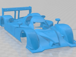 Peugeot 908 HDi FAP 2009 Printable Body Car 3D-Druckmodell