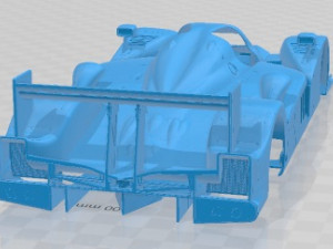 Peugeot 908 HDi FAP 2009 Printable Body Car 3D-Druckmodell