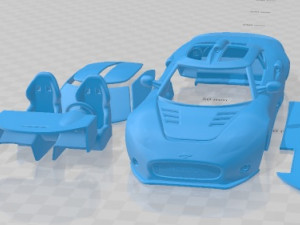 Spyker C8 Aileron 2008 Printable Car 3Dプリントモデル