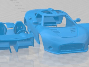 Spyker C8 Aileron 2008 Printable Car 3D Принт Модель