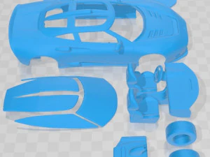 Spyker C8 Aileron 2008 Printable Car 3D Print Model