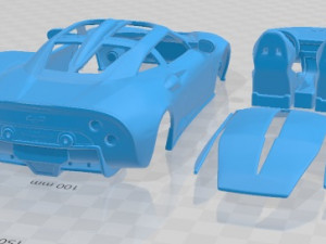 Spyker C8 Aileron 2008 Printable Car 3D Принт Модель