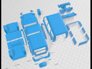 Mercedes Benz G Class W463 2019 Printable Car 3D Print Model