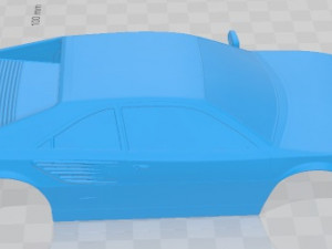 Ferrari Mondial 8 1980 Printable Body Car 3Dプリントモデル