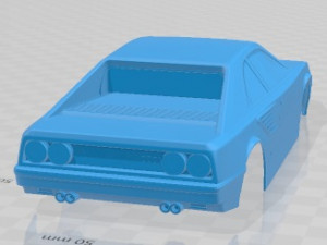 Ferrari Mondial 8 1980 Printable Body Car 3Dプリントモデル