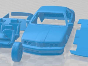 Series 6 E24 1978 Printable Car 3D Print Model