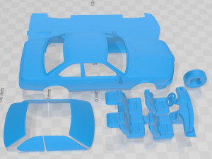 Series 6 E24 1978 Printable Car 3D Принт Модель