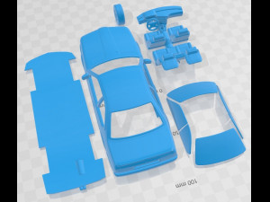 Series 6 E24 1978 Printable Car 3D Принт Модель