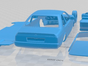 Series 6 E24 1978 Printable Car 3D Принт Модель