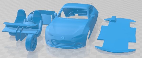 Mazda MX-5 RF 2016 Printable Car 3D Принт Модель .c4d .max .obj .3ds .fbx .stl .blend 