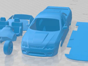 Falcon Ute XR8 2006 printable Car 3D Print Model