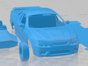 Falcon Ute XR8 2006 printable Car 3D 打印模型