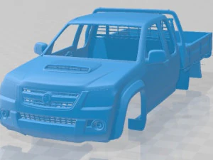 Holden Colorado LX Space Cab Alloy Tray 2008 Carrosserie imprimable Modèles 3D en vedette