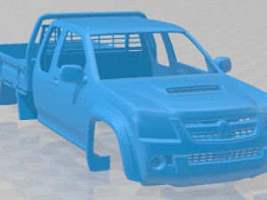 Holden Colorado LX Space Cab Alloy Tray 2008 Printable Body Car 3D Принт Модель