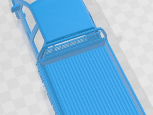 Holden Colorado LX Space Cab Alloy Tray 2008 Printable Body Car 3D Принт Модель