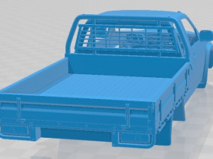 Holden Colorado LX Space Cab Alloy Tray 2008 Printable Body Car 3D Принт Модель