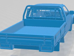 Holden Colorado LX Space Cab Alloy Tray 2008 Printable Body Car 3D Print Model