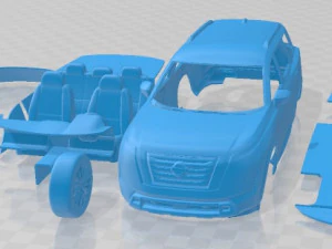 Nissan Pathfinder 2022 Yazdırılabilir Araba 3D Baskı Modeli