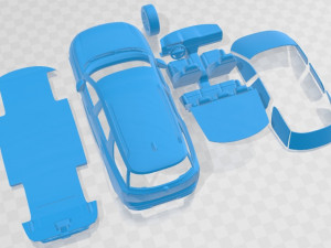 Nissan Pathfinder 2022 Printable Car 3D-printmodel