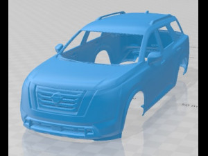 Nissan Pathfinder 2022 Printable Body Car 3D Print Model