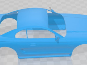 Mustang GT 1998 Printable Body Car 3D Print Model