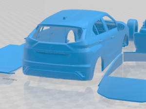 Mitsubishi Eclipse Cross US 2022 Printable Car 3D-printmodel