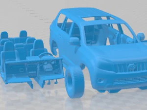 Toyota Land Cruiser Prado J150 5 Doors 2010 Printable Car 3D Print Model