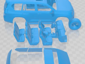 Toyota Land Cruiser Prado J150 5 Doors 2010 Printable Car 3D Print Model