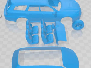 Subaru Legacy Station Wagon 2008 Printable Car 3D Print Model