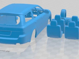 Subaru Legacy Station Wagon 2008 Printable Car 3D Print Model