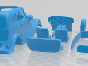 Tudor 1934 Printable Car Model do druku 3D