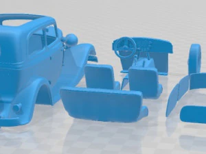 Tudor 1934 Printable Car 3D Print Model
