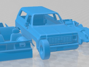 Chevrolet Blazer K5 1976 Printable Car 3D Print Model