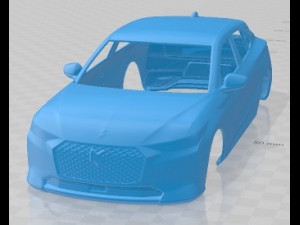 DS 4 2022 Printable Body Car 3Dプリントモデル