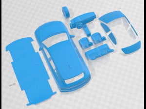 DS 4 2022 Printable Car 3D 프린트 모델