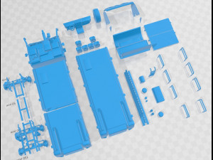 Rosenbauer Panther Firetruck 6x6 Printable 3D 打印模型