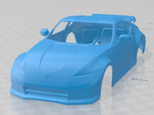 Nissan 370Z Nismo 2009 Printable Body Car Modelo de impresión 3D
