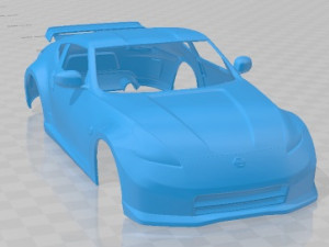 Nissan 370Z Nismo 2009 Printable Body Car Modello di stampa 3D